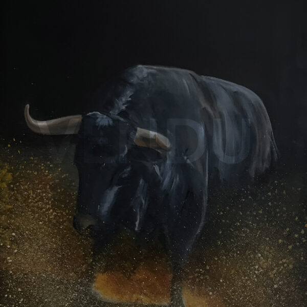 Série Toro “Toro de feu” huile sur toile dimensions 50 x 70