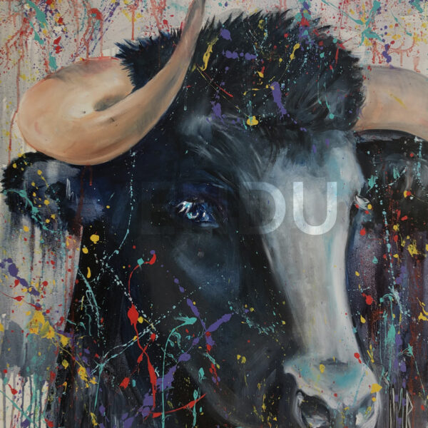 “TORO de FUEGO” huile sur toile dimensions 60 x 80 “TORO de FUEGO” huile sur toile dimensions 60 x 80