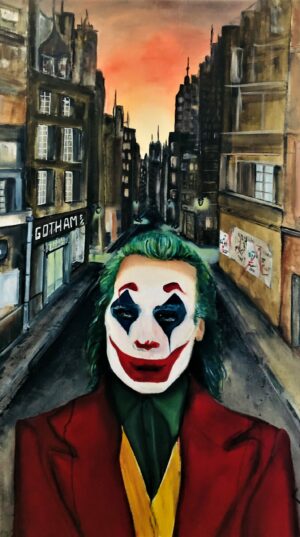 Série Perspective et Lumière "JOKER" huile sur toile dimensions 80 x 100 Série Perspective et Lumière "JOKER" huile sur toile dimensions 80 x 100