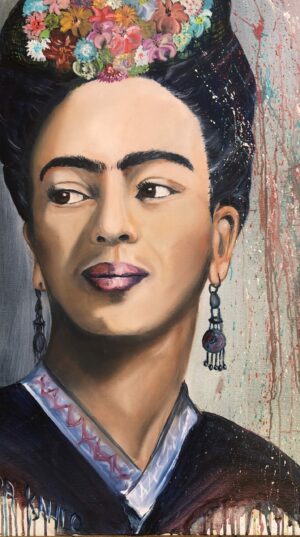 "Frida" huile sur toile dimensions 54 x 73 "Frida" huile sur toile dimensions 54 x 73