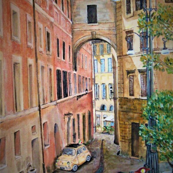 "Romes" huile sur toile