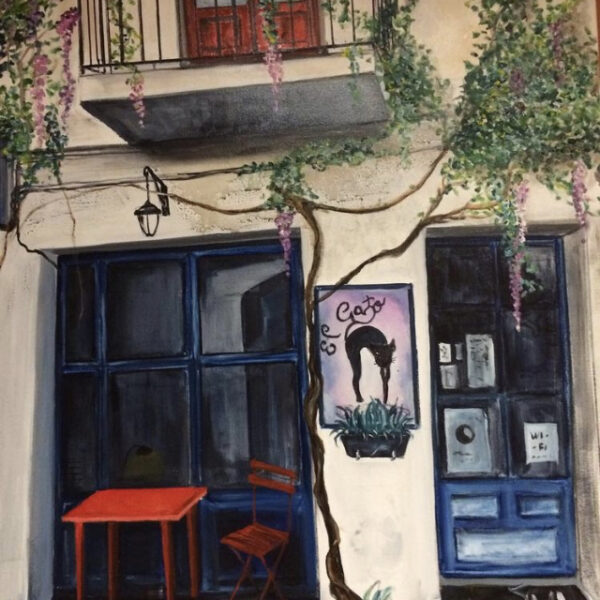 Cadaques "Elgato" huile sur toile