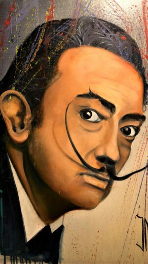 "Dali" huile sur toile dimensions 54 x 73 "Dali" huile sur toile dimensions 54 x 73