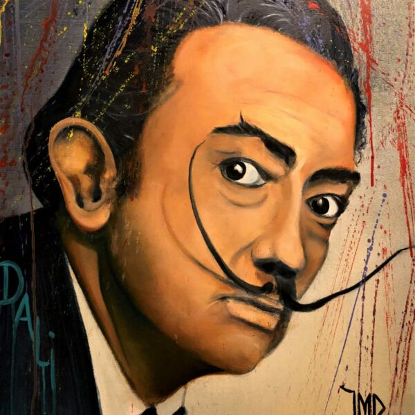 "Dali" huile sur toile dimensions 54 x 73