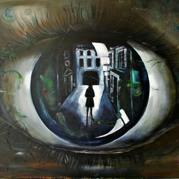 "Illusion chimère" huile sur toile