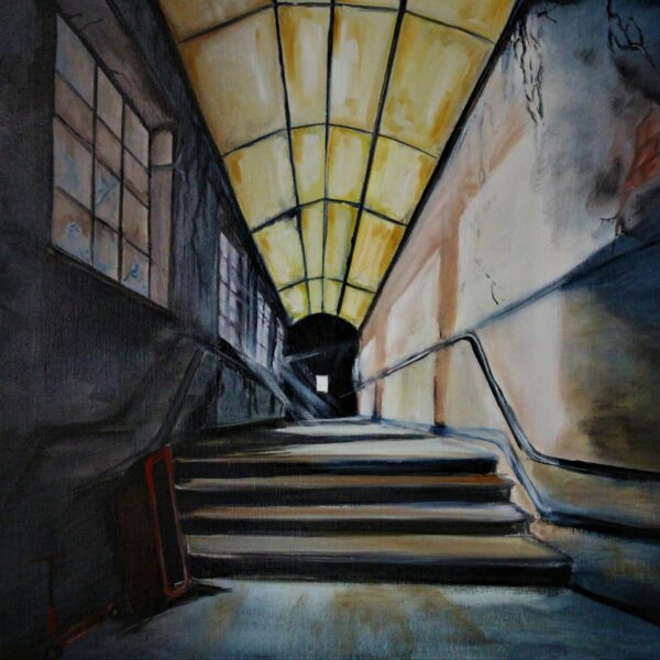"Absence" huile sur toile