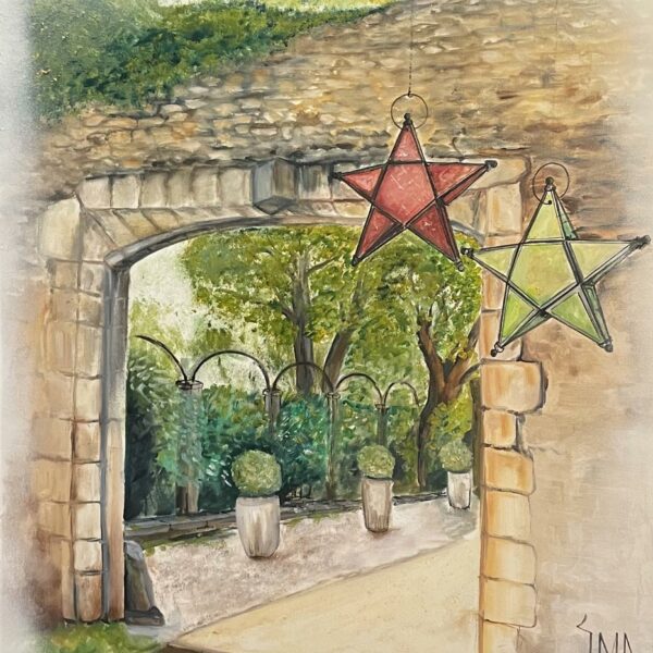 Exposition permanente Begude St Pierre huile sur toile dimensions65 x 100