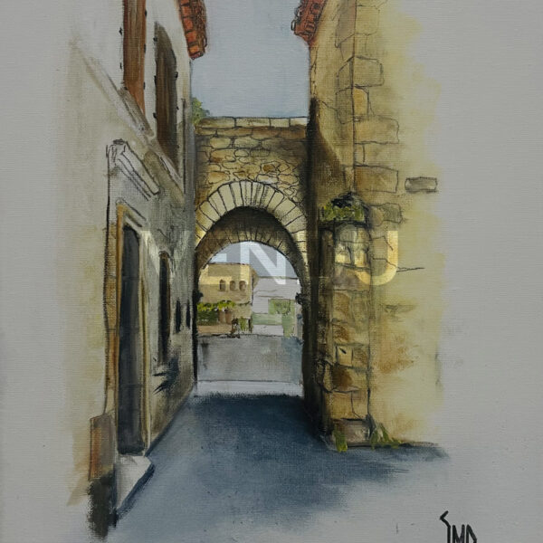 Série Sernhac “Porte de Planet” huile sur toile dimensions 30 x 40